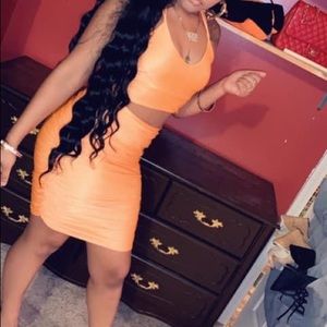 Orange 2 piece